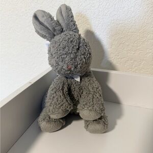 Bunnies By The Bay Gray Shaggy Cute Little Bunny Plush Stuffed Animal